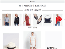 Tablet Screenshot of mymidlifefashion.com